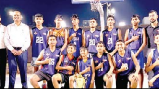 अंडर-13 में संभाजी कदम बास्केटबाॅल अकादमी चैंपियन